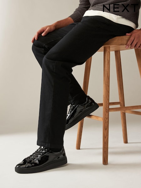 črna - Patent Trainers (E01206) | € 23