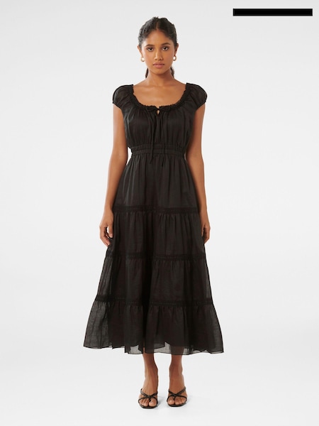 Forever New Tuscany Petite Trim Detail Midi Dress (E01300) | 340 LEI