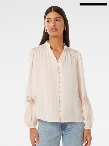 Forever New Annalise Lace Sleeves Blouse (E01306) | 42 €