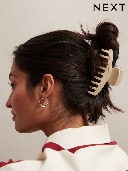 שמנת - Matte Claw Hair Clip (E01513) | ‏40‏₪