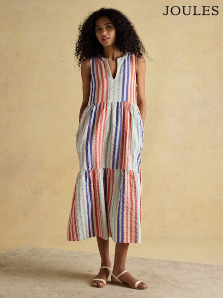 Joules Kiera Stripe Tiered Sundress (E01620) | €70.95