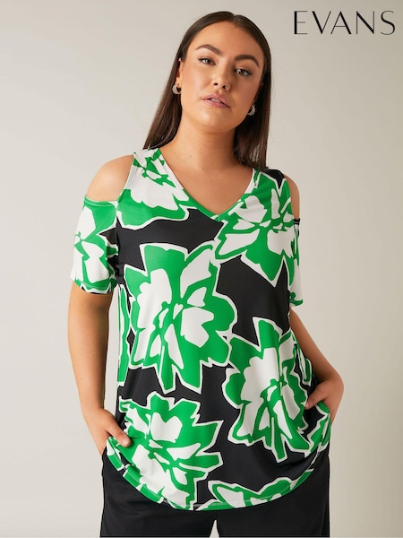 Evans Cold Shoulder Black Top (E01758) | 22 €