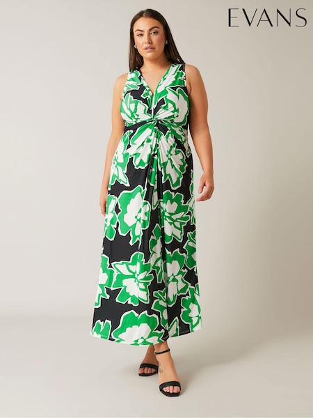 Evans Twist Black Dress (E01767) | 27 €