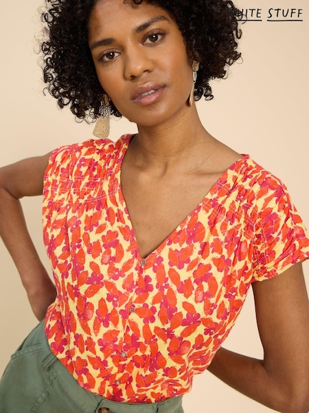 White Stuff Orange Rae Organic Cotton Vest (E02203) | €24