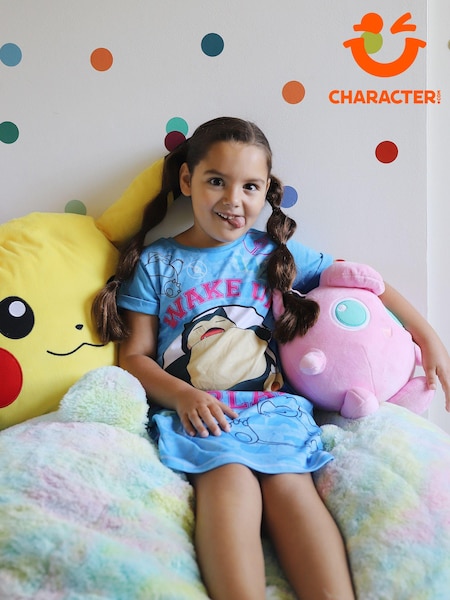 Character Blue Pokemon Glow In The Dark Snorlax Nightdress (E02297) | €23