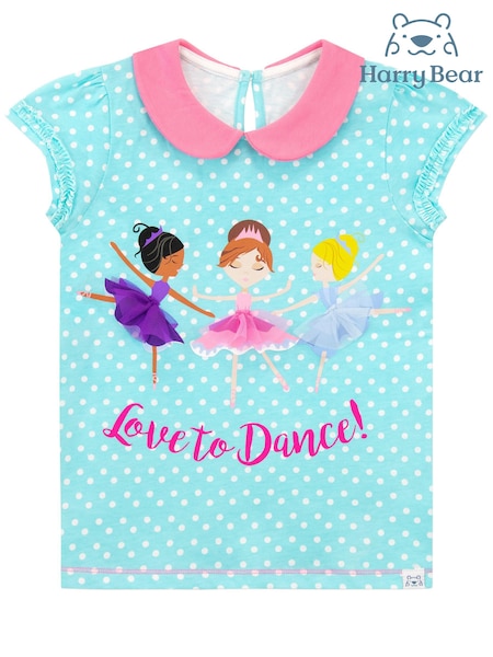 Harry Bear Ballerina Princess Love To Dance Spot 100% Cotton T-Shirt (E02301) | 58 LEI