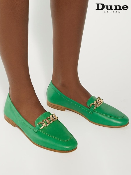 Dune London Goldsmith Chain Trim Loafers (E02461) | € 78