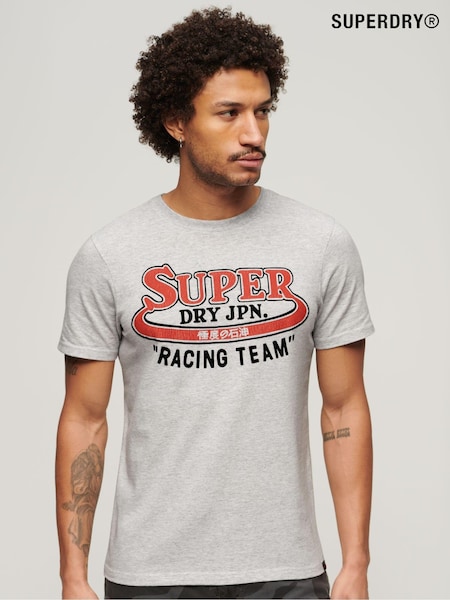 Superdry Grey Reworked Classic Graphic T-Shirt (E02547) | €45