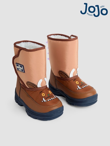 JoJo Maman Bébé Brown Gruffalo Snow Boots (E02553) | €49 - €54