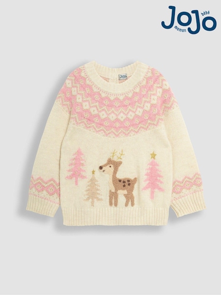 Jojo Maman Bébé Christmas Reindeer Jumper (E02554) | €49