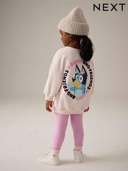 Oatmeal Bluey Sweatshirt and Leggings Set (3mths-7yrs) (E02563) | 69 QAR - 83 QAR