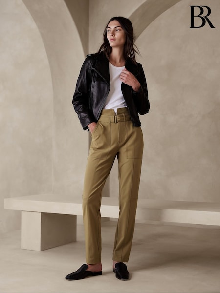 Banana Republic Brown Refined Utility Trousers (E02653) | €55