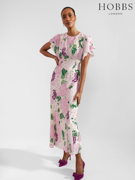 Hobbs Black Petite Lalena Dress (E02891) | AED1,275