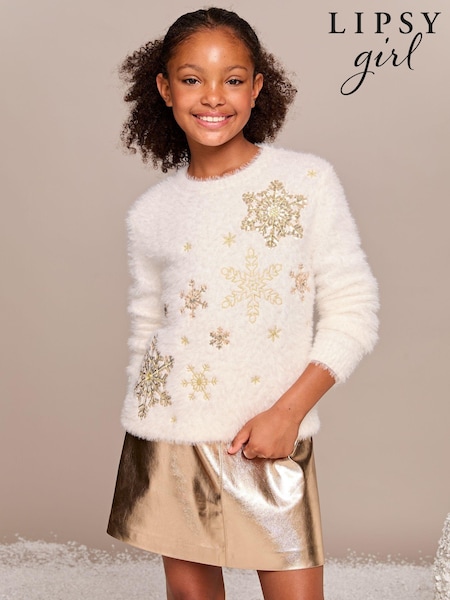 Lipsy Knitted Christmas Jumper (5-16yrs) (E02924) | ‏8 ر.ع.‏ - ‏11 ر.ع.‏