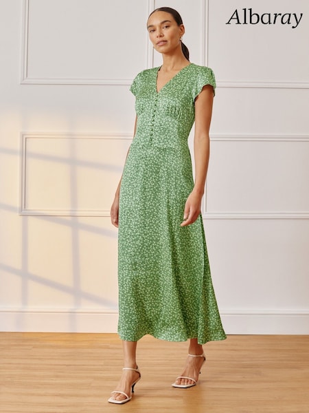 Albaray Green Forget Me knot Dress (E02968) | €63