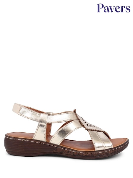 Pavers Leather Slingback Sandals (E03010) | ₪226