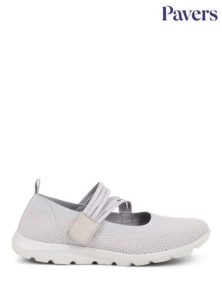 Pavers Grey Pavers Casual Trainer Pumps (E03042) | R$ 375