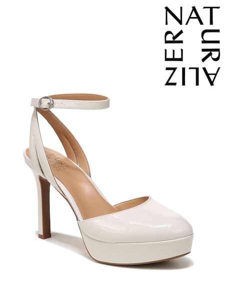 Naturalizer Clarice Patent Leather Heeled Ankle Strap Shoes (E03133) | €198