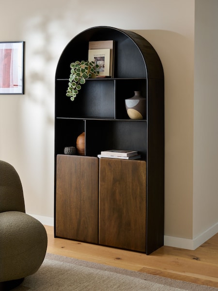 Dark Blythe Solid Mango Wood Storage Shelf (E03384) | €1,325