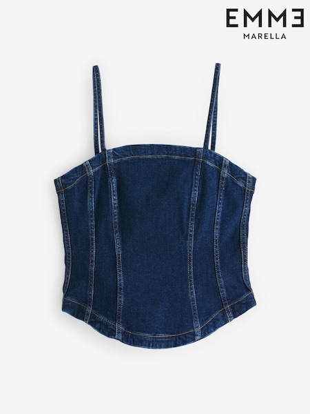 Emme by Marella COMO Woven Vest (E03641) | 354 LEI