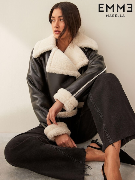 Emme by Marella VANITY Faux Fur Jacket (E03643) | 919 LEI