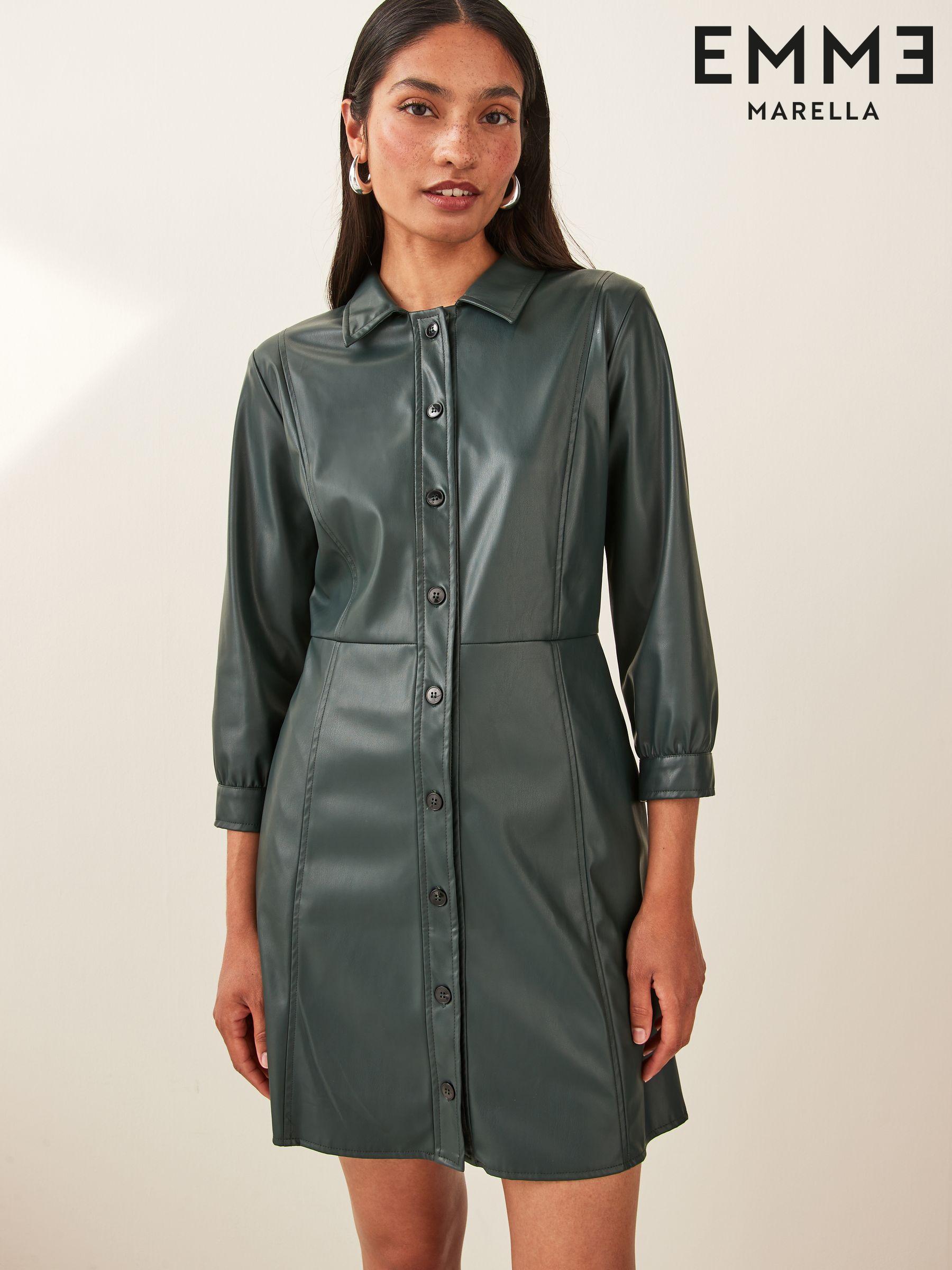 Women s Emme by Marella Black Shirt Dress 3 4 Sleeve Dresses Next Luxembourg