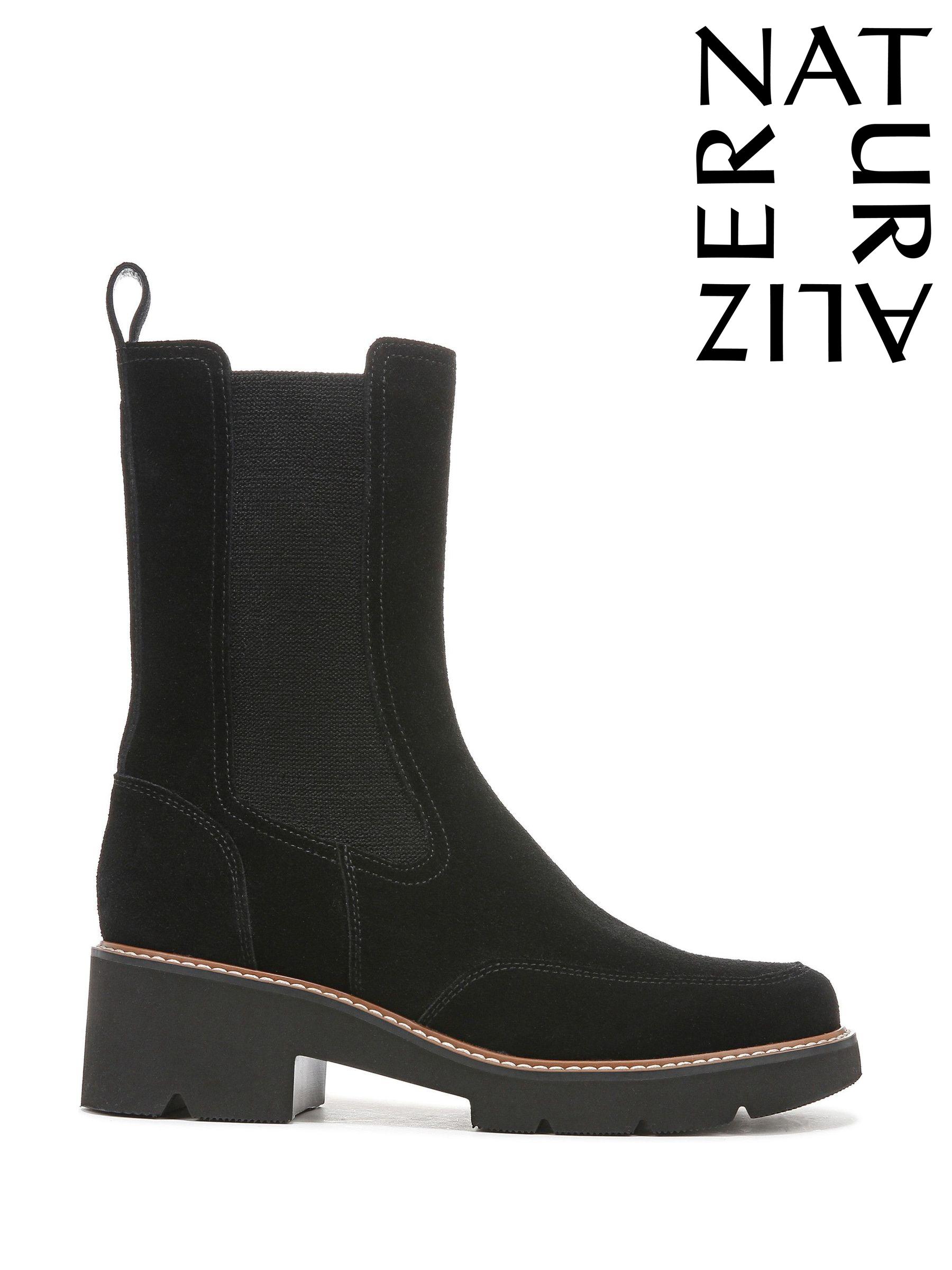 Boots Naturalizer Flat Mid Calf Footwear Next Luxembourg