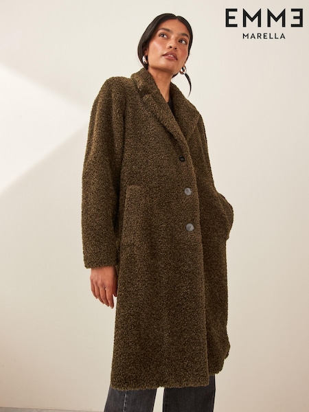 Emme by Marella Cream Jersey Long Coat (E04089) | 1,107 LEI
