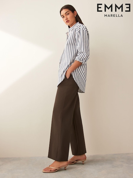 Emme by Marella Green Jersey Pressed Trousers (E04090) | €59