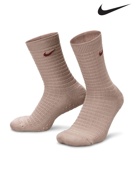 Nike Brown Cosy Dri-FIT Everyday House Socks (E04110) | €13