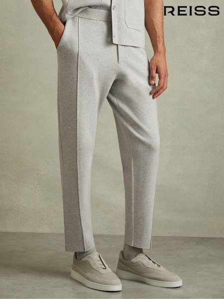 Reiss Jett Knitted Front Seam Elasticated Joggers (E04177) | ‏1,079‏₪