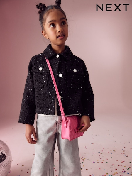 Pink Quilted Cross-Body Bag (E04465) | €23