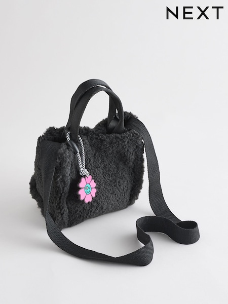 Black Borg Cross-Body Tote Bag (E04477) | OMR9