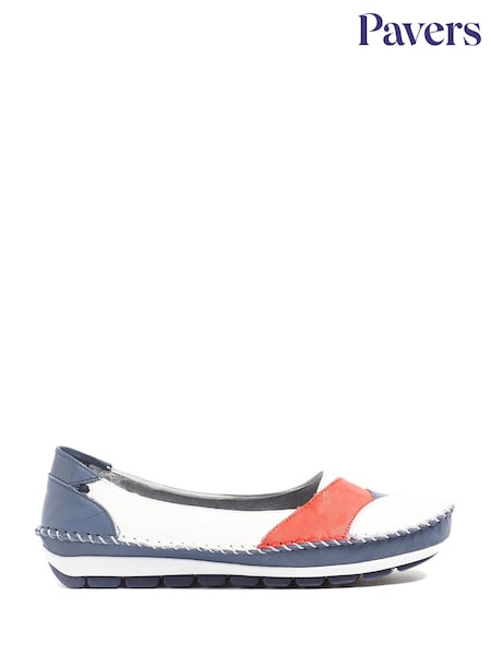 Pavers White Off Pavers Leather Slip On White Shoes (E04521) | €62