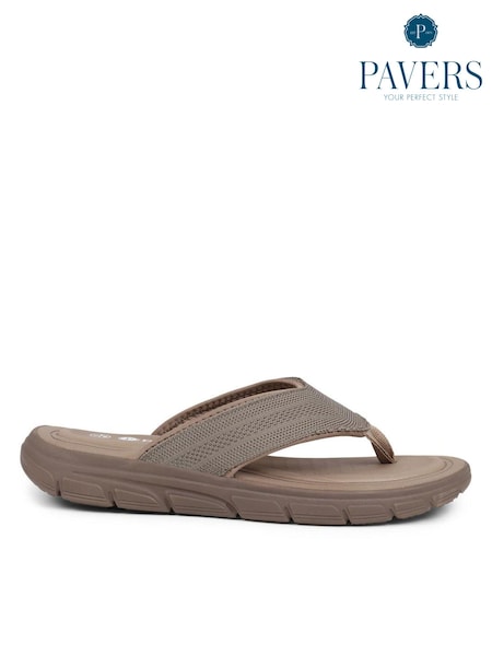 Pavers Natural Pavers Natural Casual Toe-Post Sandals (E04523) | €46
