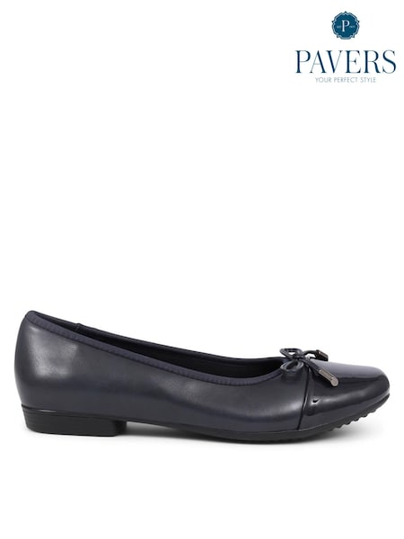 أزرق - Pavers Ballet Pumps (E04530) | ‏163 ر.ق.