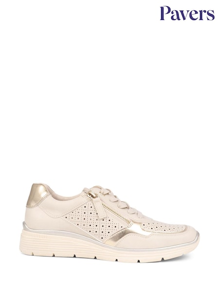 Pavers Gold Pavers Chunky Dual-Fastening Trainers (E04550) | €44