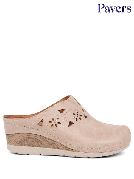 Pavers Wedge Heel Clogs (E04553) | €47