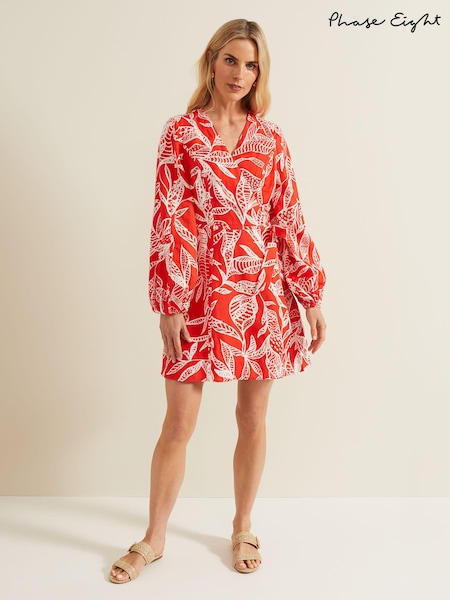 Phase Eight Red Charlotte Wrap Mini Dress (E04572) | €70