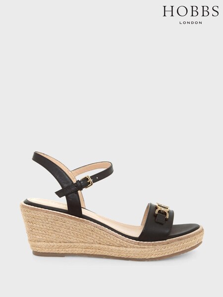 Hobbs Black Luella Espadrilles (E04605) | AED320