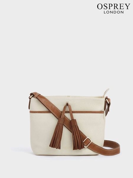 OSPREY LONDON The Savanna Leather Cross-Body  Bag (E04669) | AED553