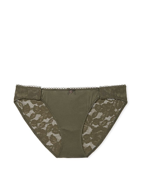 Victoria's Secret Olive Green Adaptive Lace Bikini Knickers (E04676) | €7
