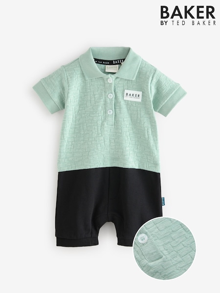 Baker by Ted Baker Textured Polo Romper (E04744) | €37 - €40