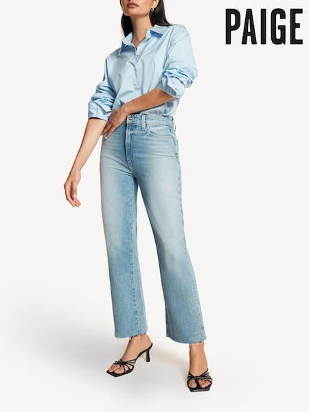 Paige Blue Courtney Raw Hem Ankle Flare Jeans (E04755) | € 223