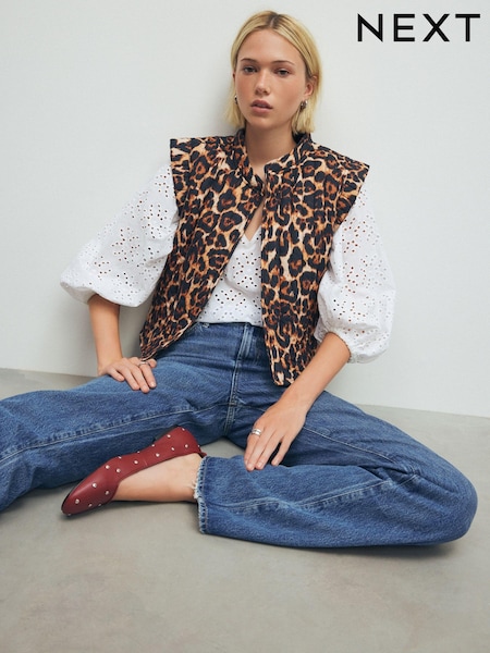 Animal - 100% Cotton Padded Gilet (E04787) | €41