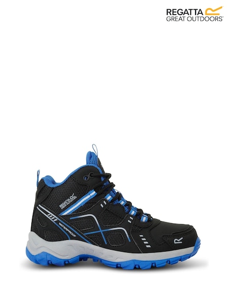 Regatta Black Kids Vendeavour Waterproof Walking Boots (E04827) | AED245