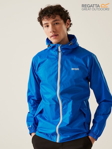 Bleu - Regatta Mens Waterproof Pack It Jacket Iii (E04843) | € 41