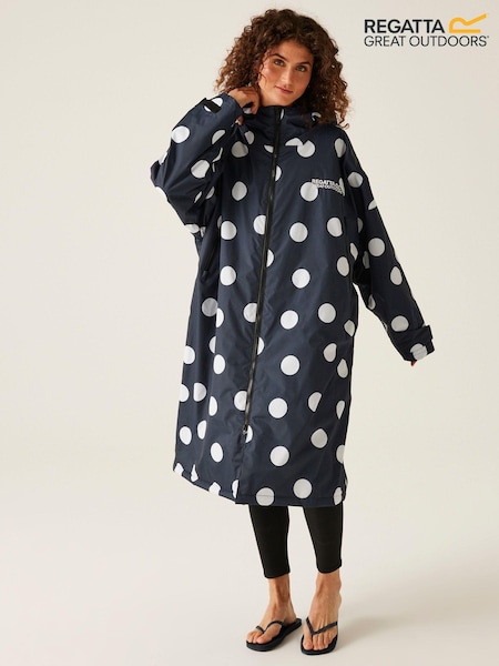 Синяя/белая - Regatta Adult Waterproof Changing Robe (E04868) | €99
