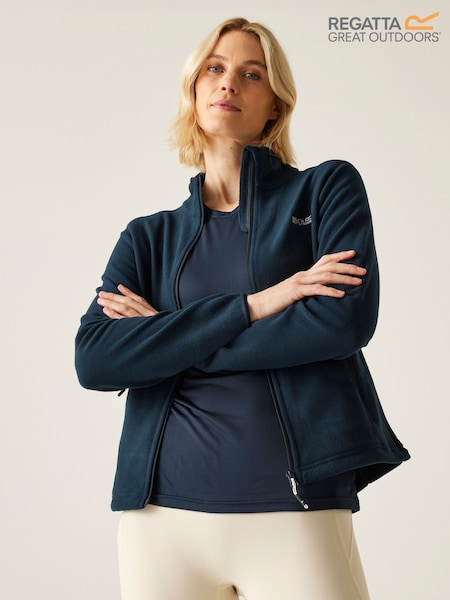 Azul - Regatta Floreo IV Full Zip Fleece (E04882) | R$ 275