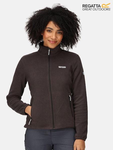 Серый - Regatta Floreo IV Full Zip Fleece (E04883) | €18